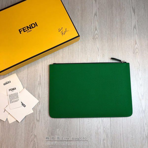 FENDI最新款手包 原單品質 進口小牛皮 小怪獸 芬迪手拿包 logo皮信封手包  fdz2119